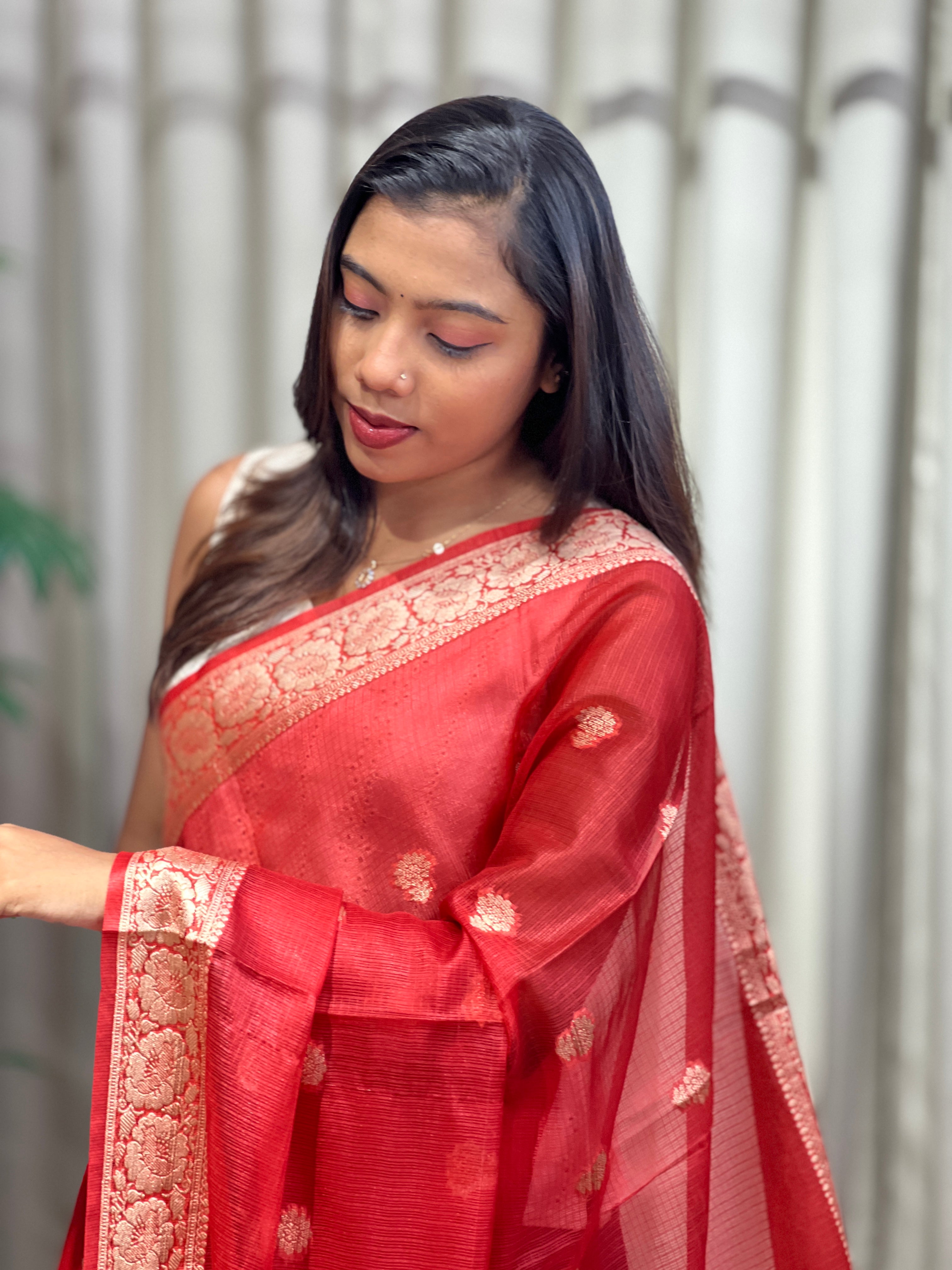 Zari Woven Kota Saree | RK324