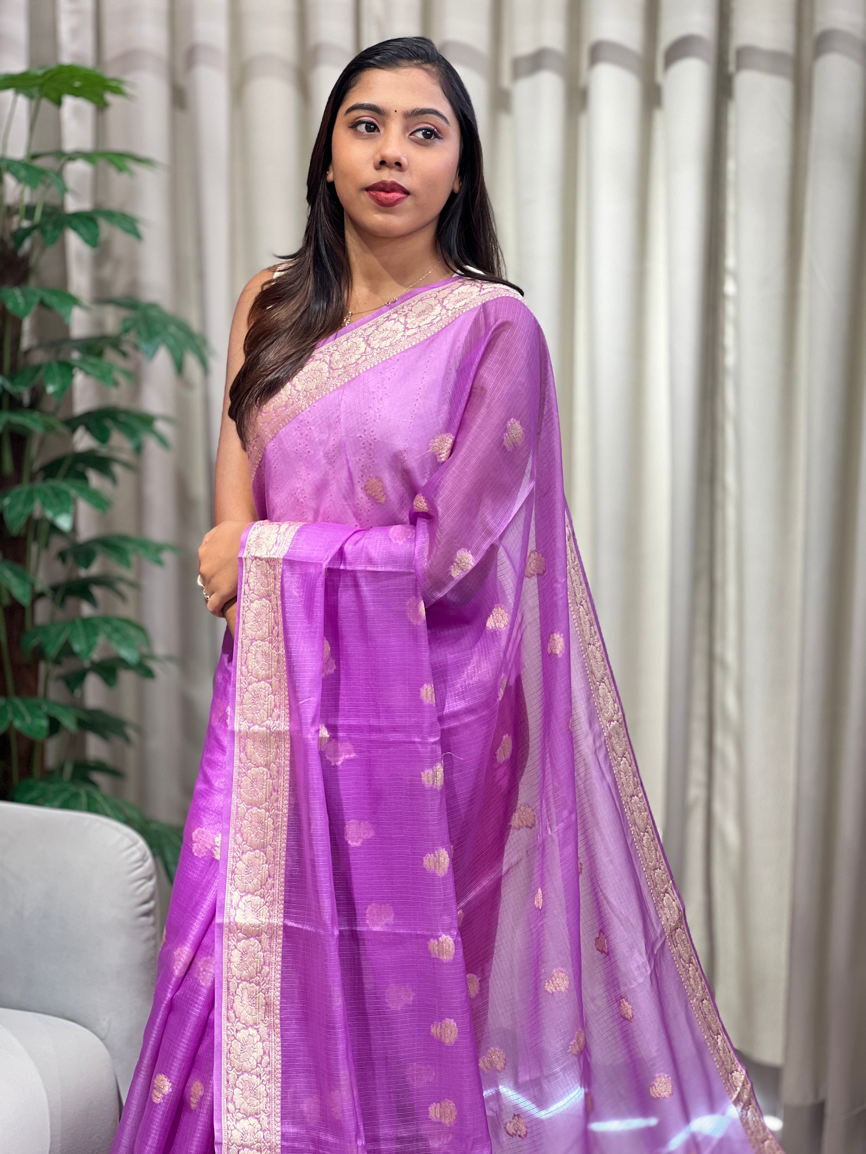 Zari Woven Kota Saree | RK328