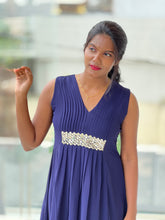 A-Line Patterned Georgette Kurta | NAI120