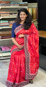 Kutch Inspired Semi Tussar Saree | RP447