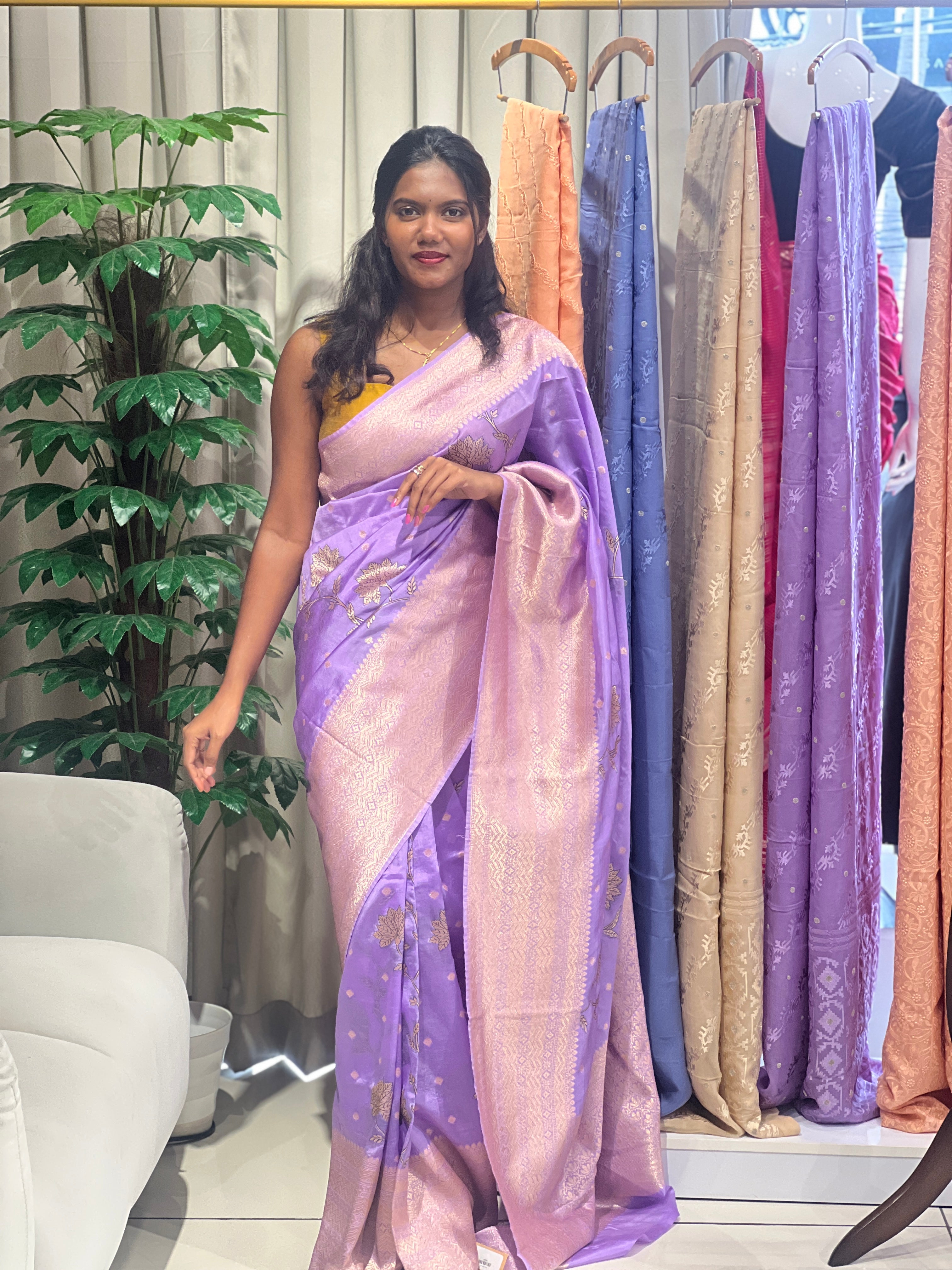 Banarasi Weaved Semi Tussar Saree | NN507