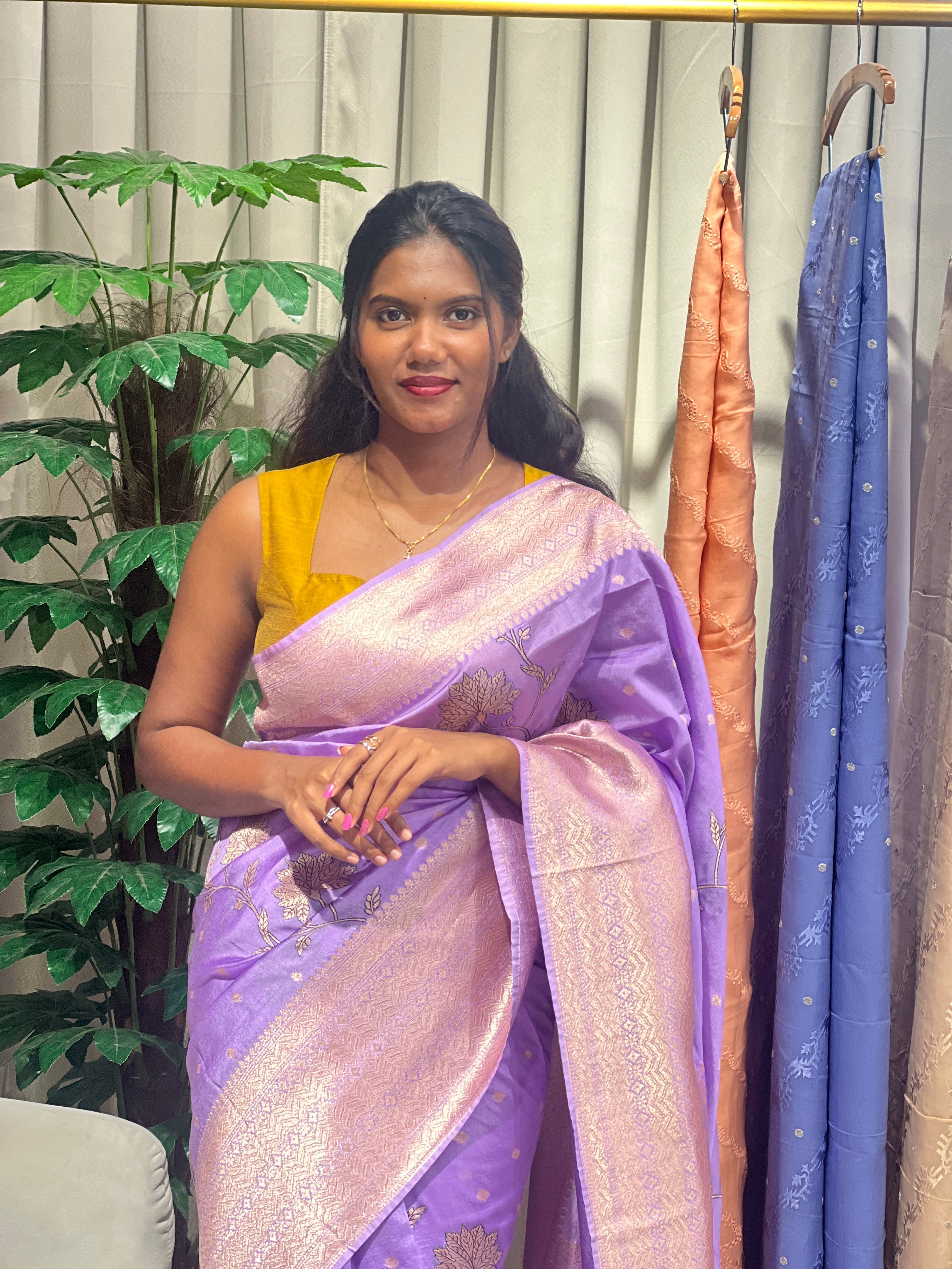 Banarasi Weaved Semi Tussar Saree | NN507