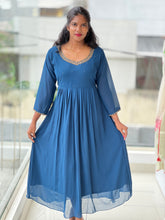 Embroidery Detailed Georgette Kurta | AMB197