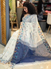 Jamdani Weaved Cotton Blended Saree | RP445