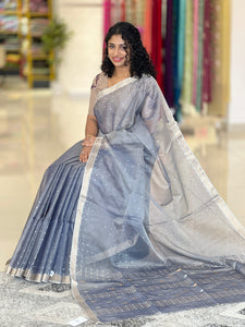 Hand Woven Tissue Organza Saree | RGD288