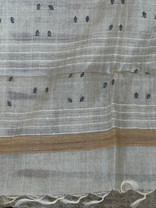 Sequence Detailed Soft Tussar Saree | ACT1400