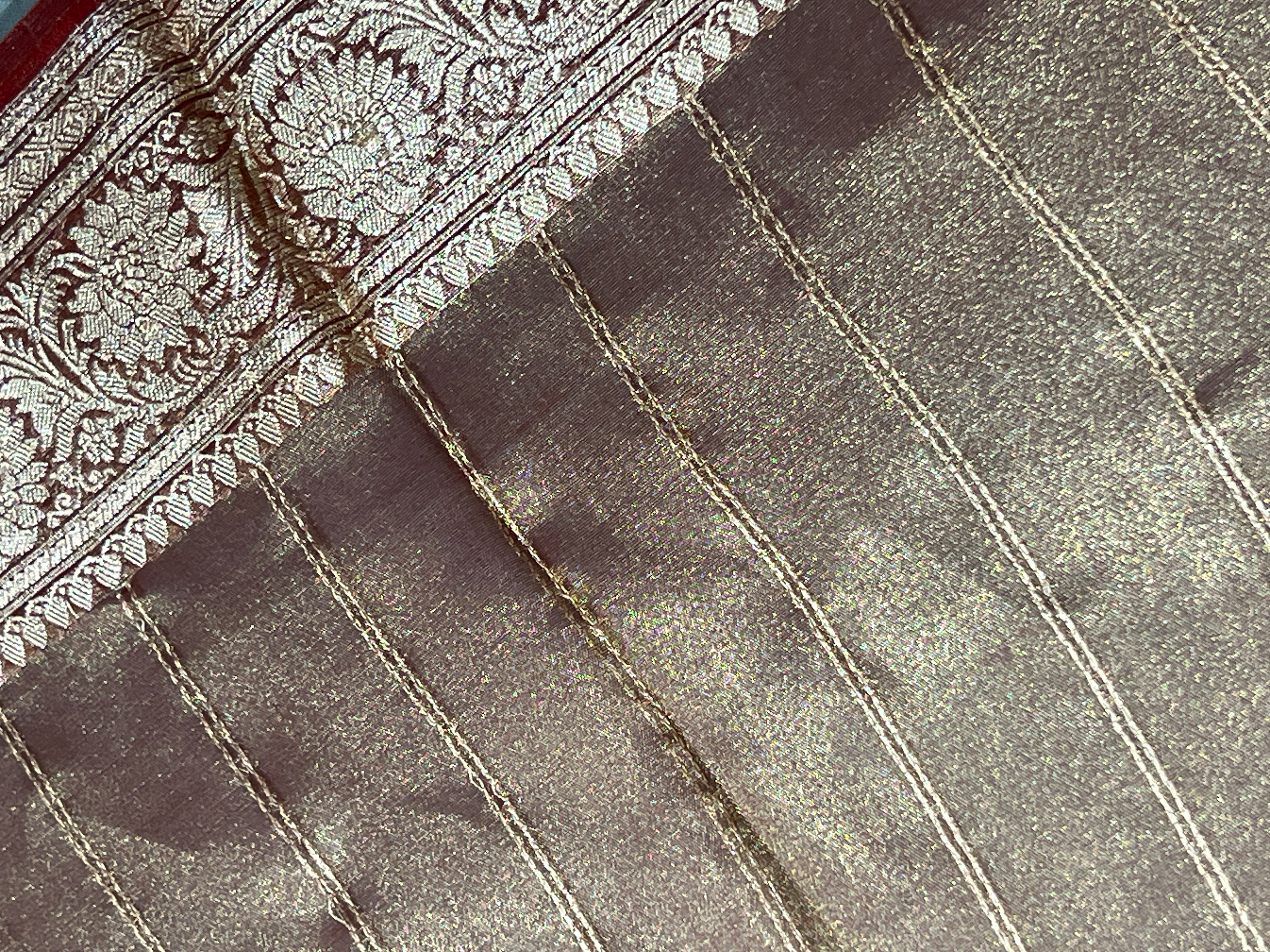 Traditional Banarasi Woven Kora Organza Saree | NO161