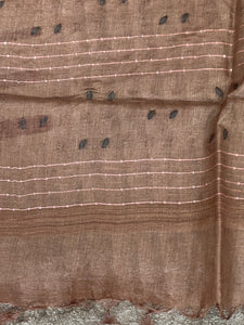 Soft Tussar Saree With Sequence Detailing | ACT1414