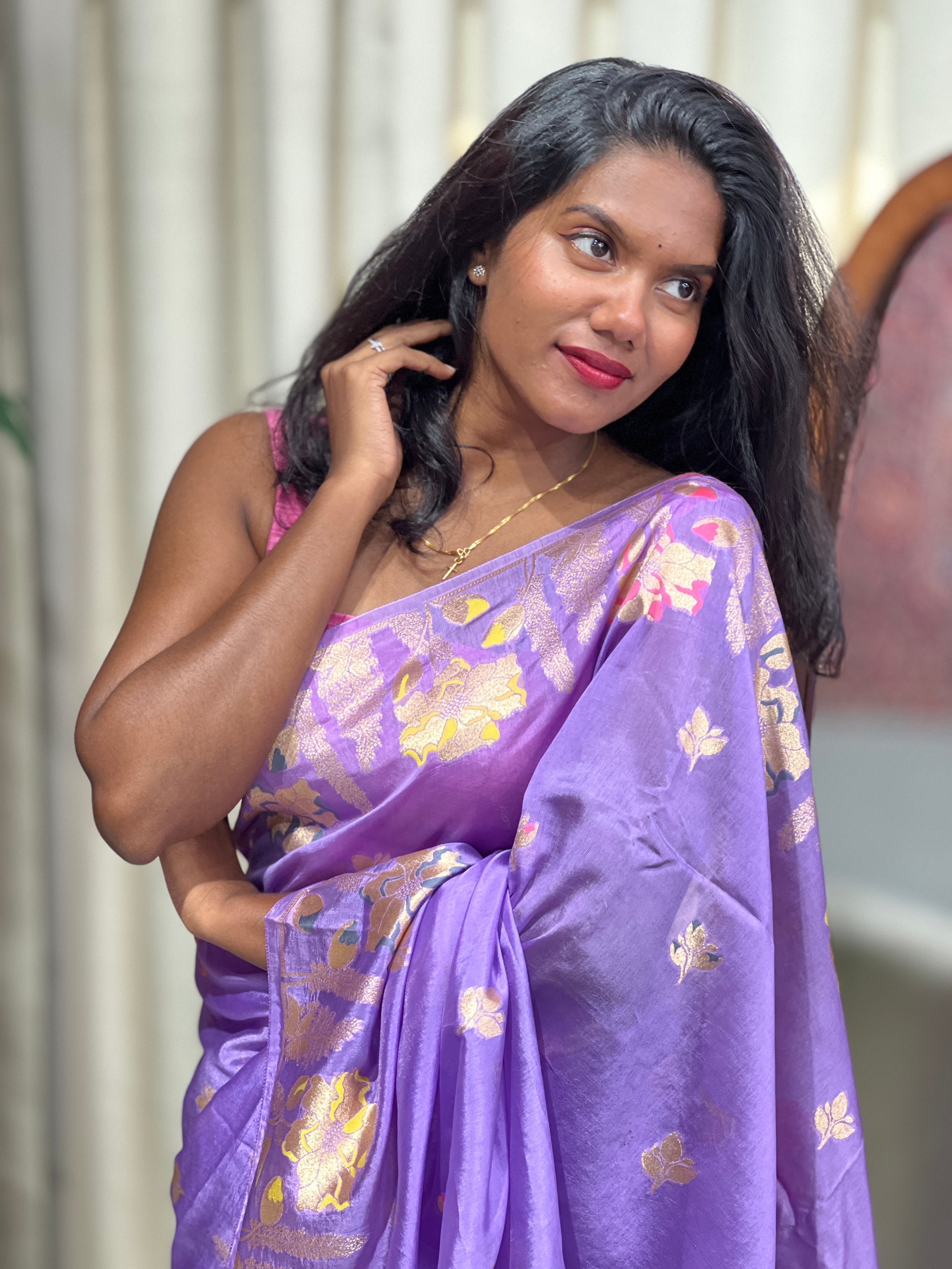 Banarasi Woven Semi Silk Saree | NN480