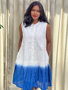 Dye Patterned Hakoba Cotton Kurta | PGI187