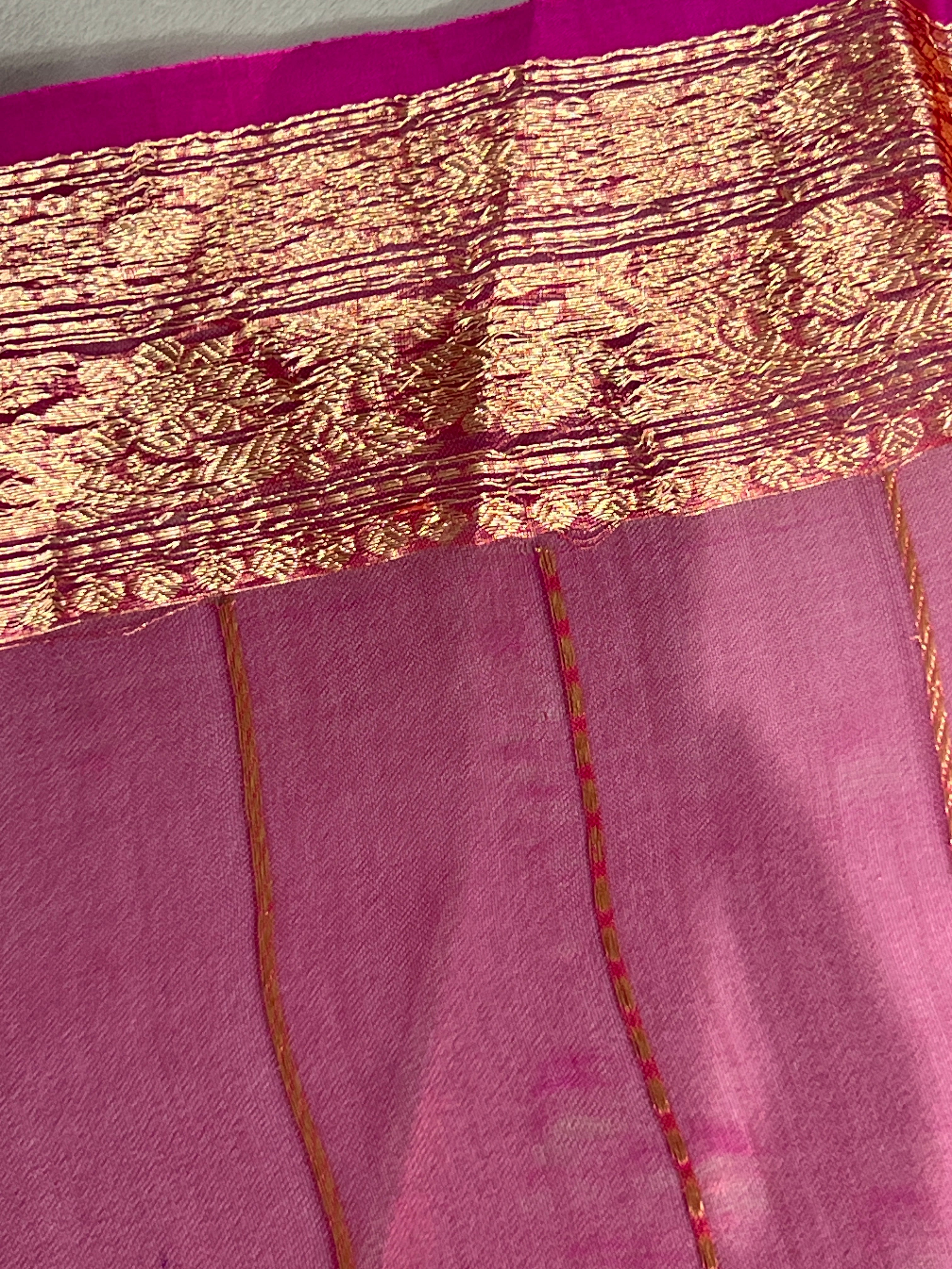 Traditional Banarasi Woven Kora Organza Saree | NO160