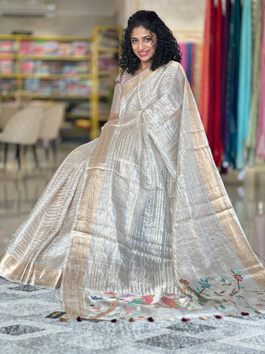 Kora Banarasi Tissue Organza Saree | RGD279