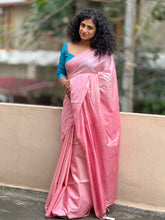 Kantha Weaving Style Bhagalpuri Linen Saree | NHH207