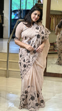 Floral Applique With Embroidery Detailed Supernet Kota Saree | BLD1464