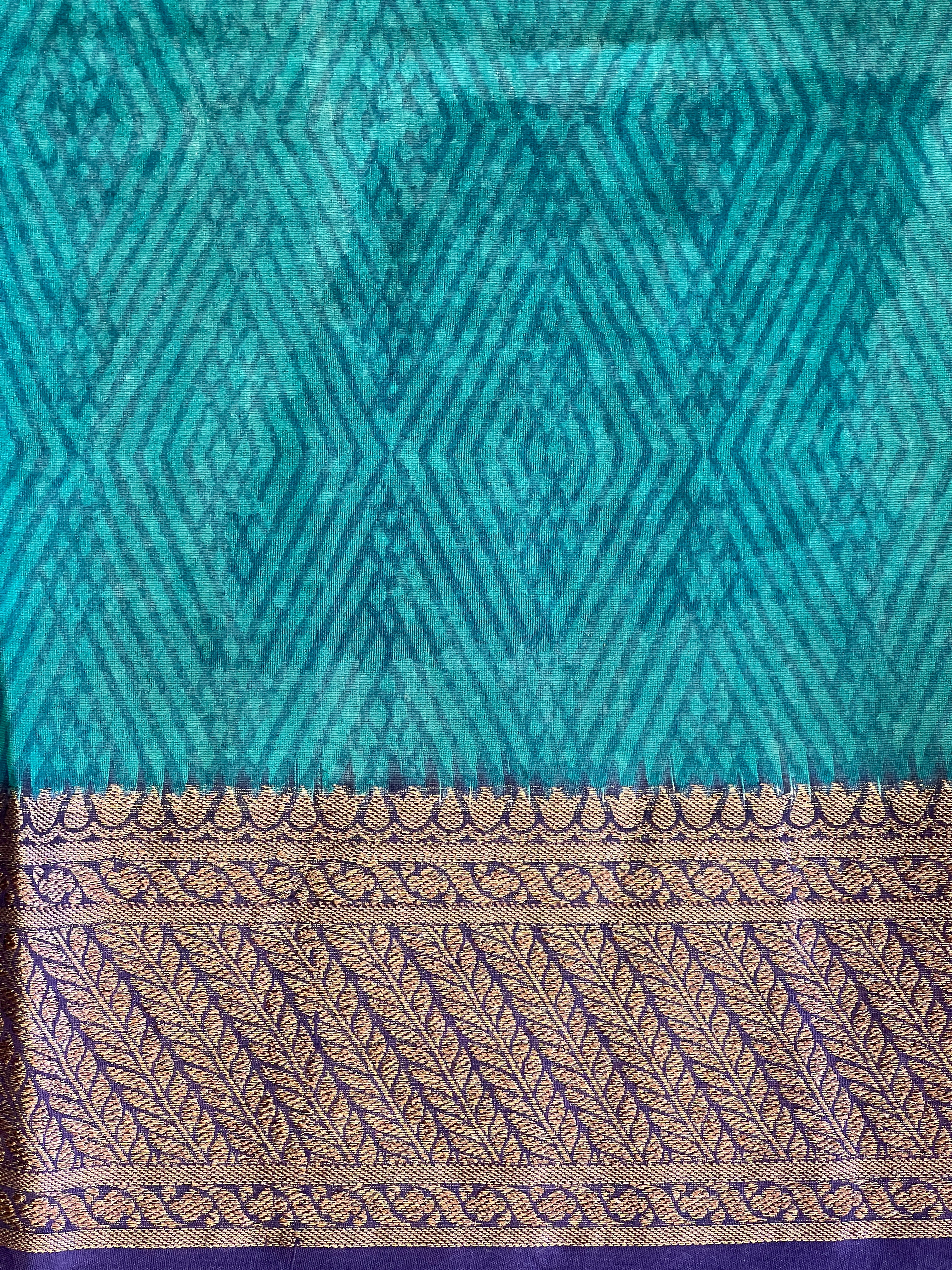 Screen Printed Chanderi Saree | RGD785