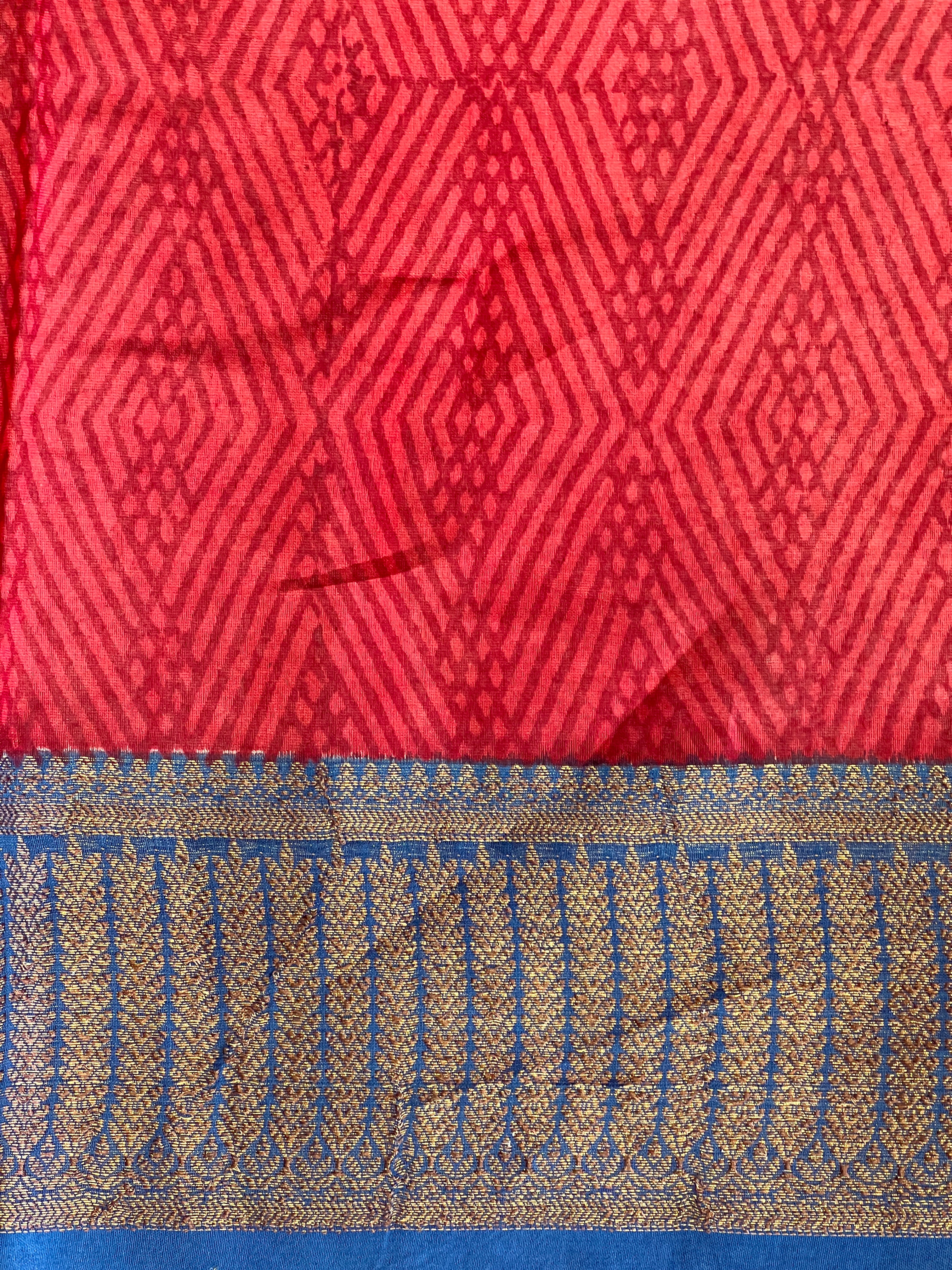 Screen Printed Chanderi Saree | RGD787