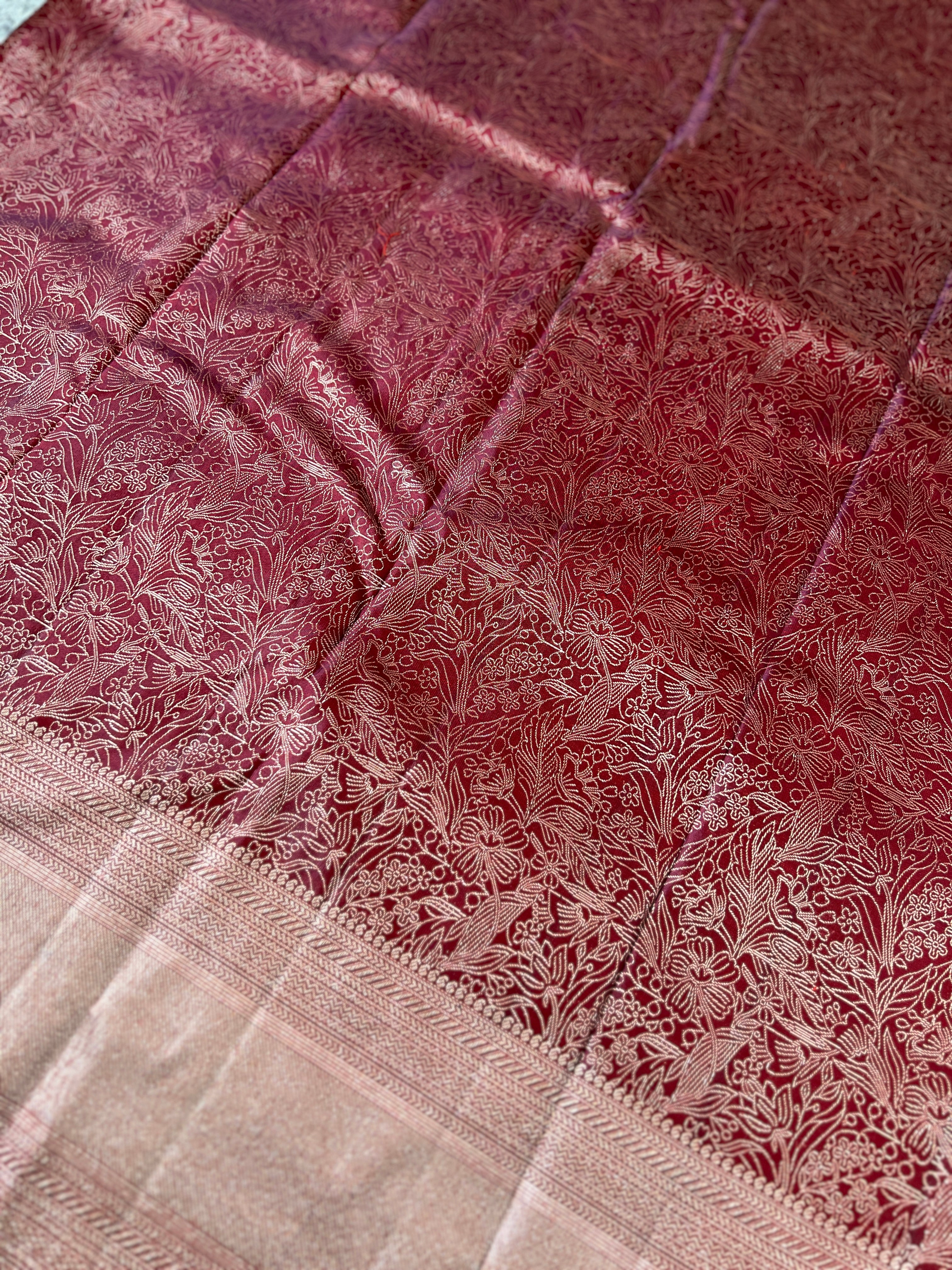 Pencil Zari Woven Kanchipuram Saree | OM157