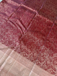 Pencil Zari Woven Kanchipuram Saree | OM157