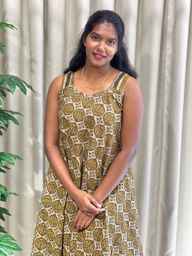 Printed Cotton Kurta Top & Bottom | IB110