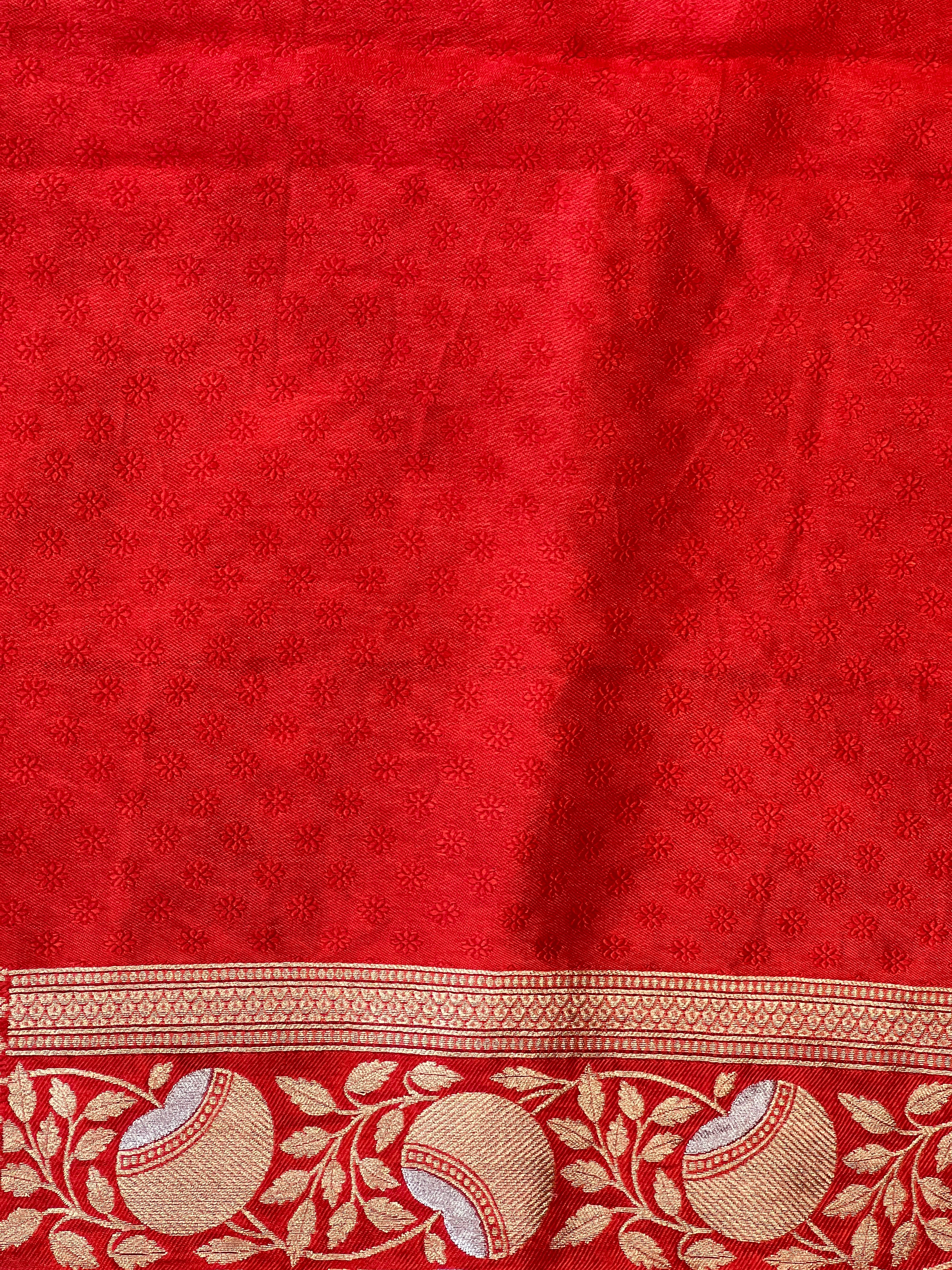 Banarasi Weaved Semi Kathan Saree | NN505