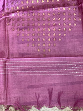 Stripe Detailed Soft Tussar Saree | ACT1403