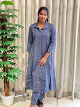 Panel Cut Detailed Kurta Top and Bottom | IB117