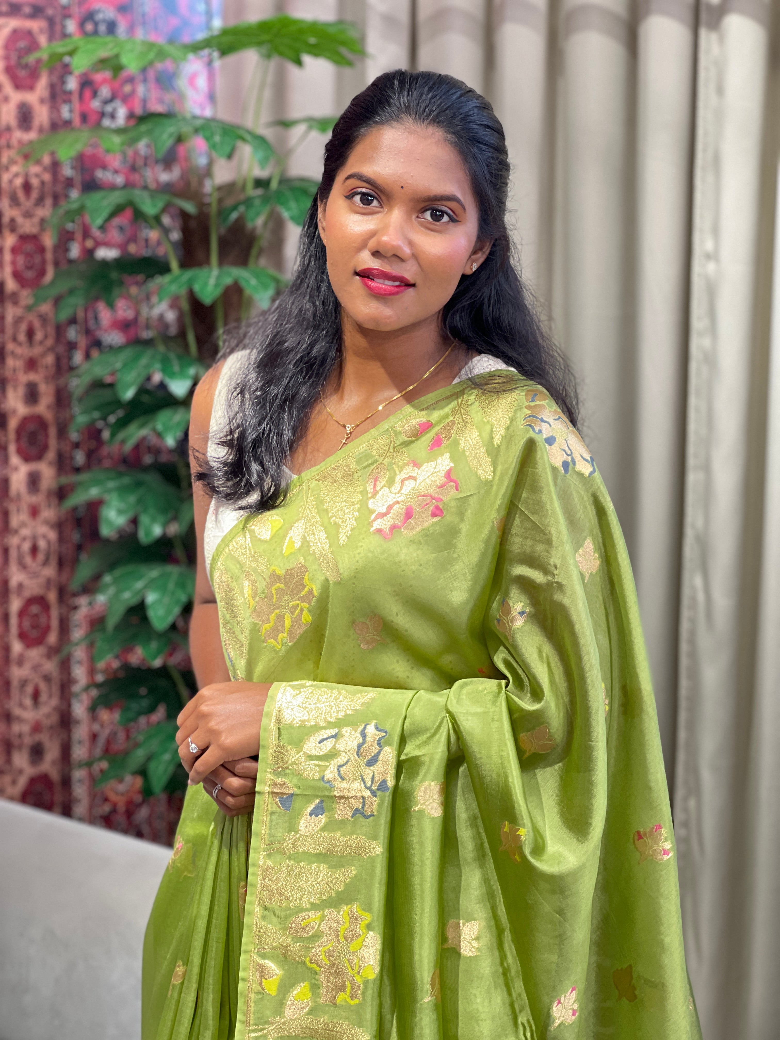 Banarasi Woven Semi Silk Saree | NN479