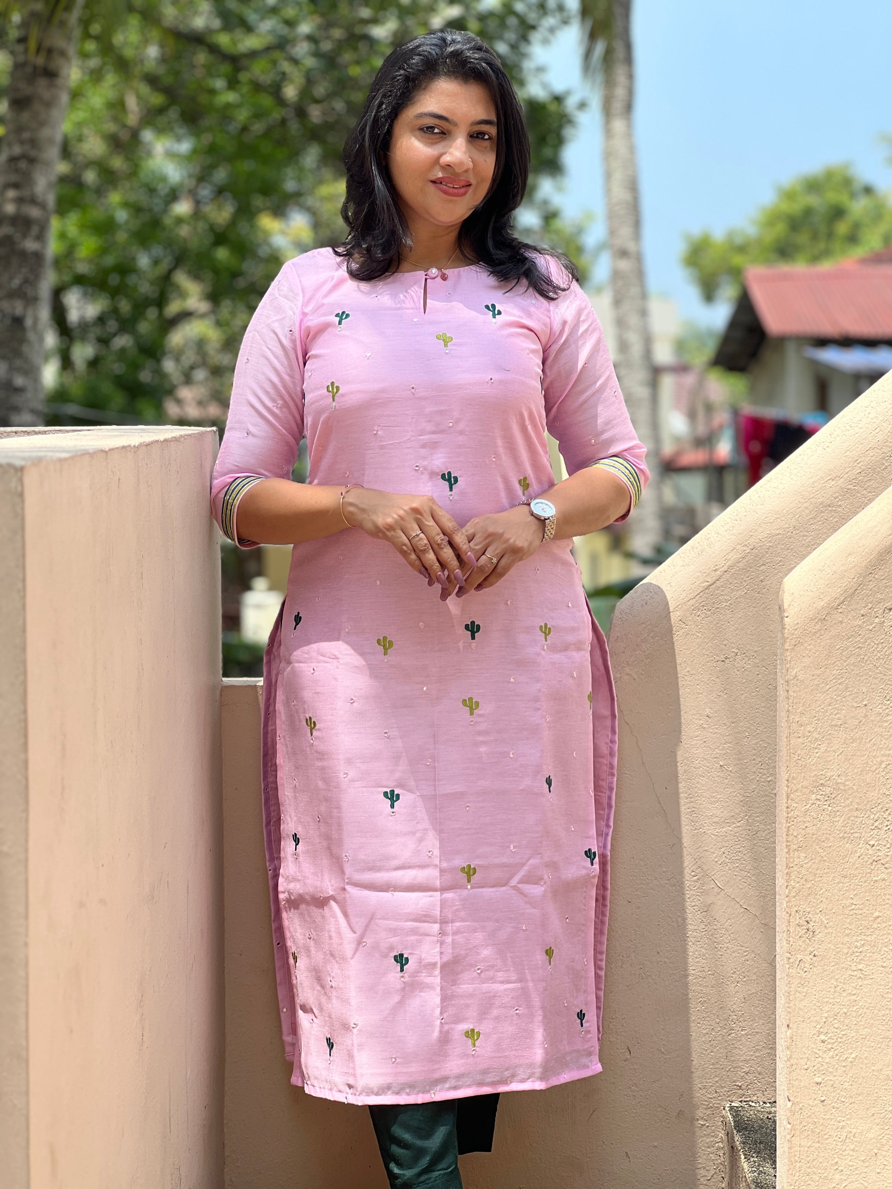 Scattered Mirror Worked Kurta Material |DN420