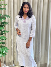 Negative Printed Soft Cotton Kurta | IB116