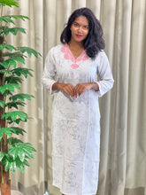 Negative Printed Soft Cotton Kurta | IB115