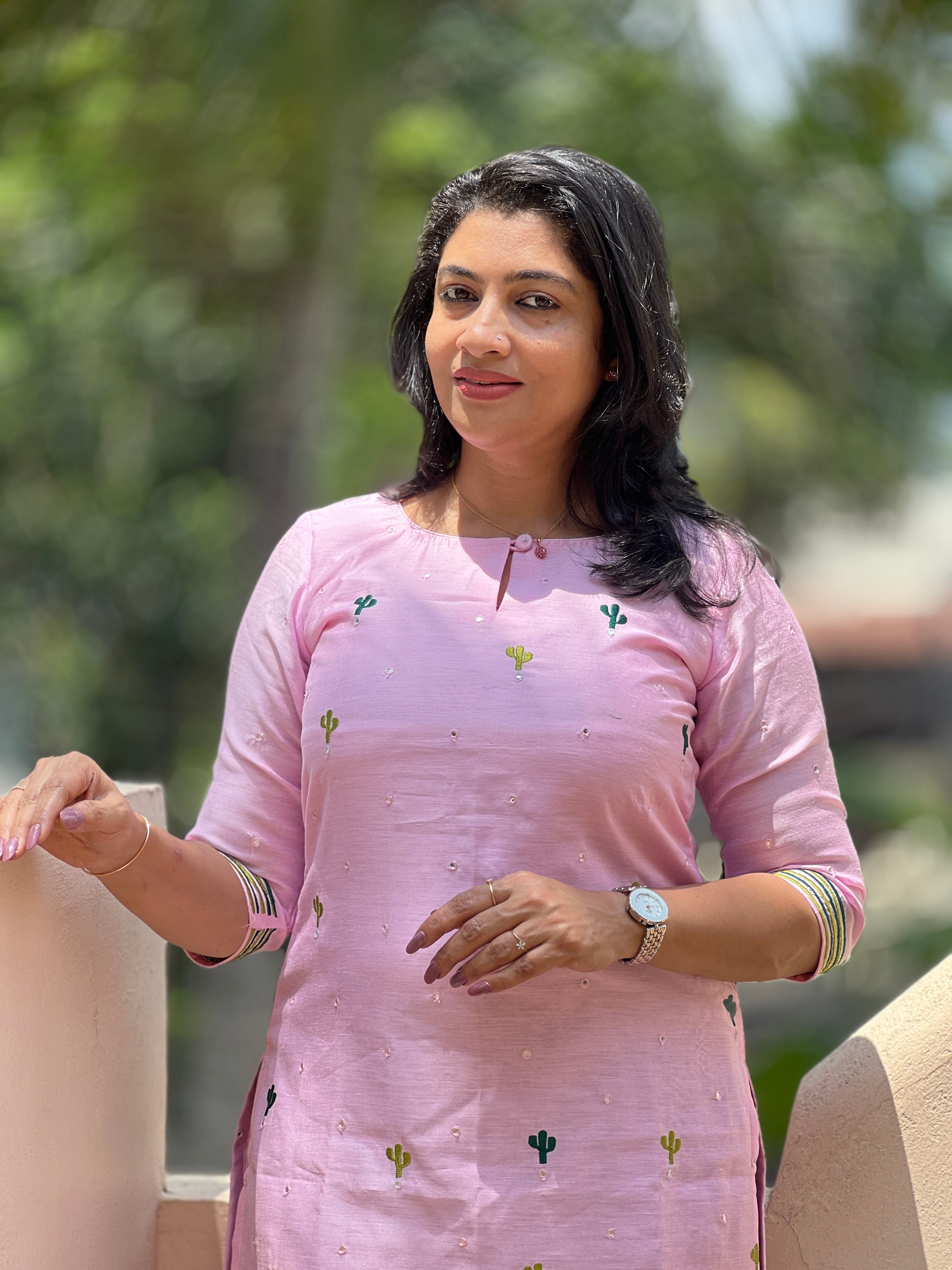 Scattered Mirror Worked Kurta Material |DN420