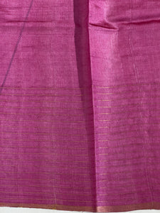 Basket Weaved With Sequence Detailed Soft Tussar Saree | ACT1390