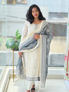 Digital Printed Tissue Kurta Set | IB124