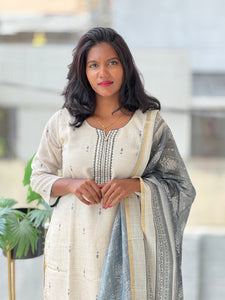 Digital Printed Tissue Kurta Set | IB124