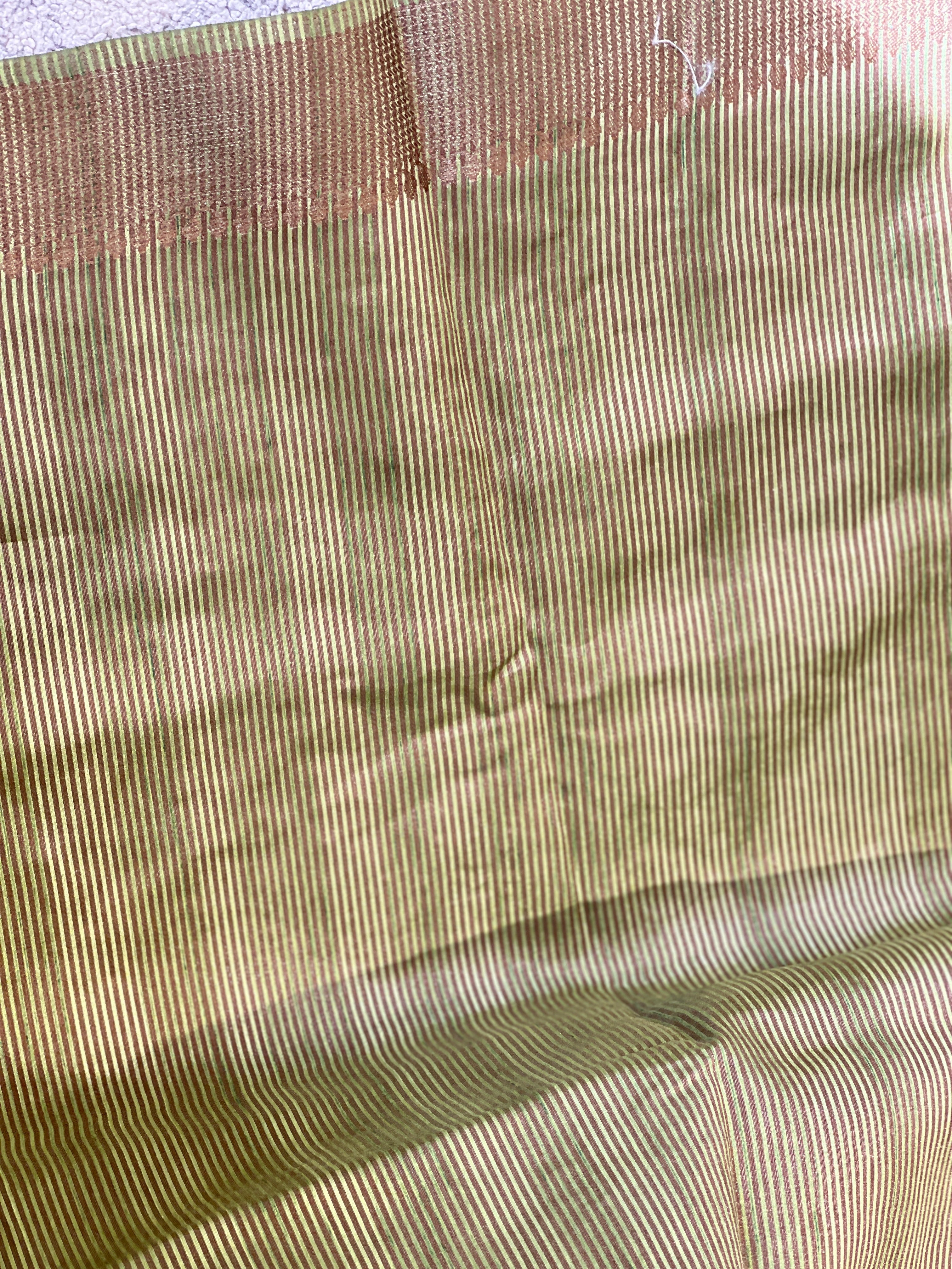 Floral Embroidery With Zari Border Detailed Semi Tussar Saree | SUN350