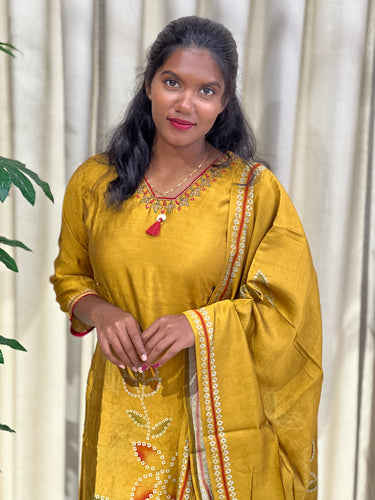 Digital Printed Muslin Kurta Set | IB121