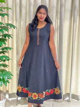 Embroidery Detailed Aline Cotton Kurta | IB129
