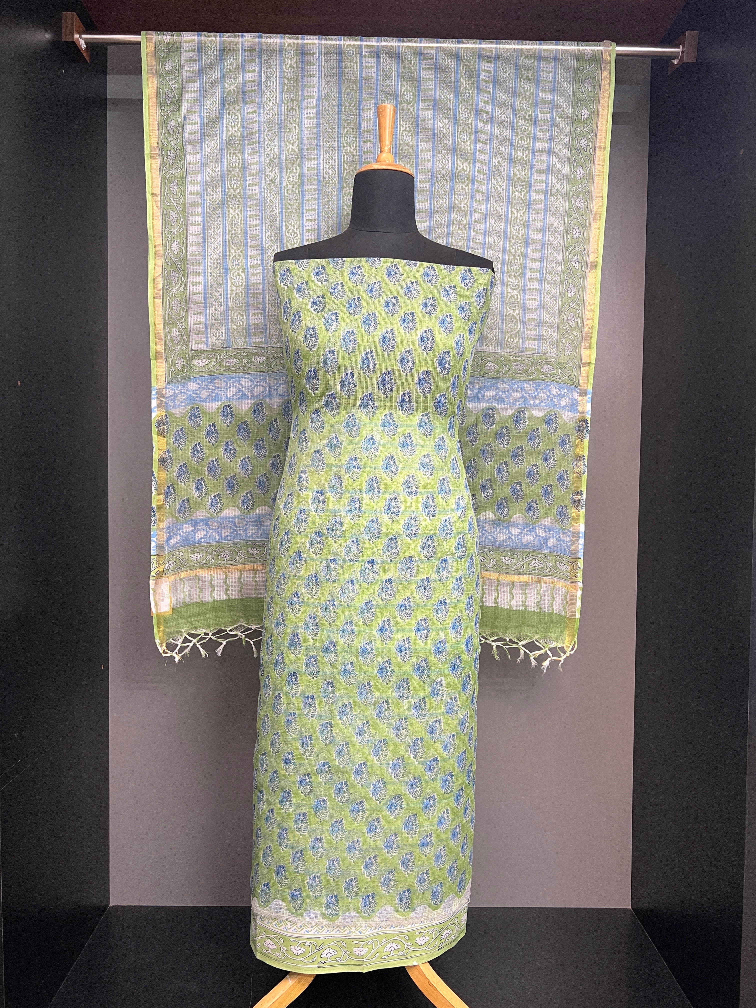 Printed Kota Salwar Set | VFC574