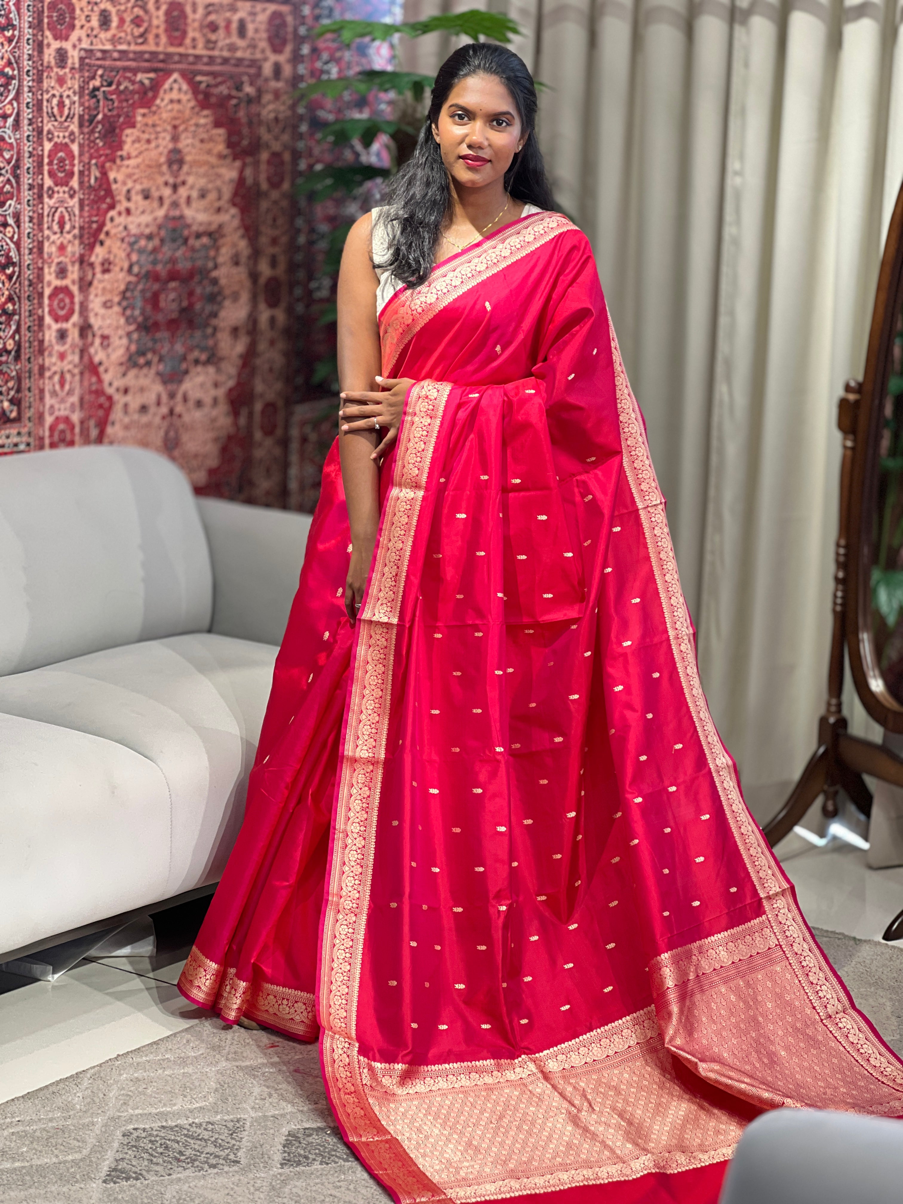 Banarasi Weaved Pure Tussar Saree | NO166