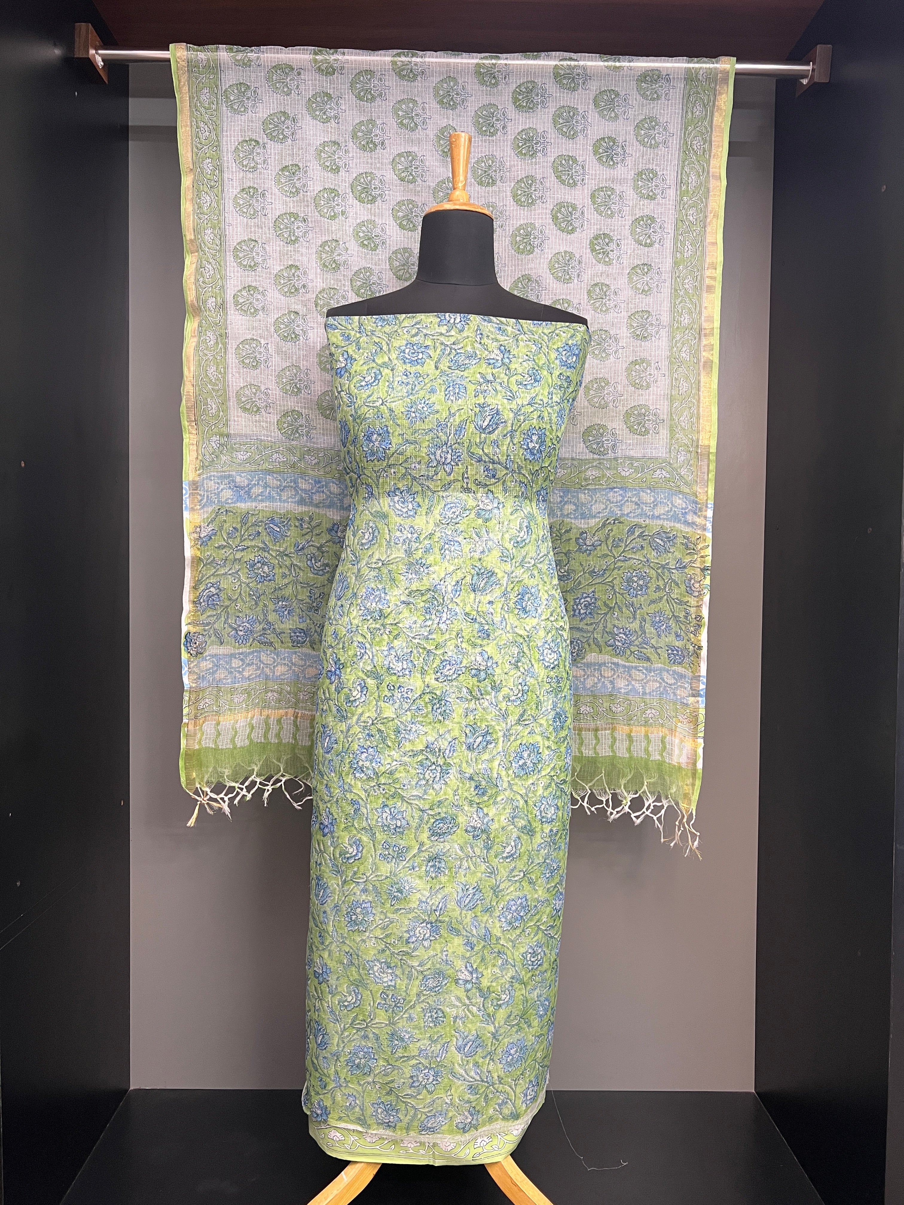 Floral Printed Kota Salwar Set | VFC571