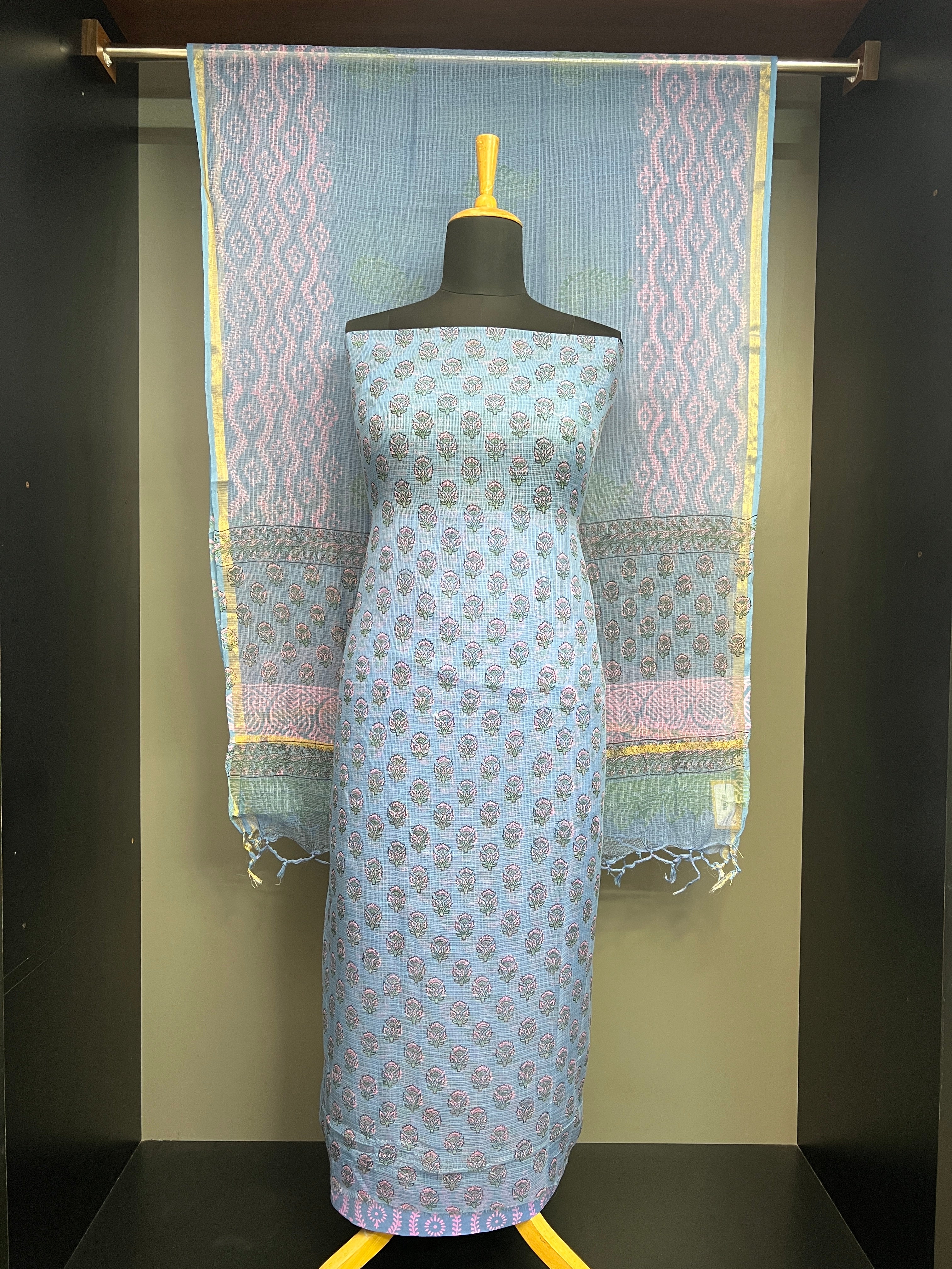 Floral Printed Kota Salwar Set | VFC573