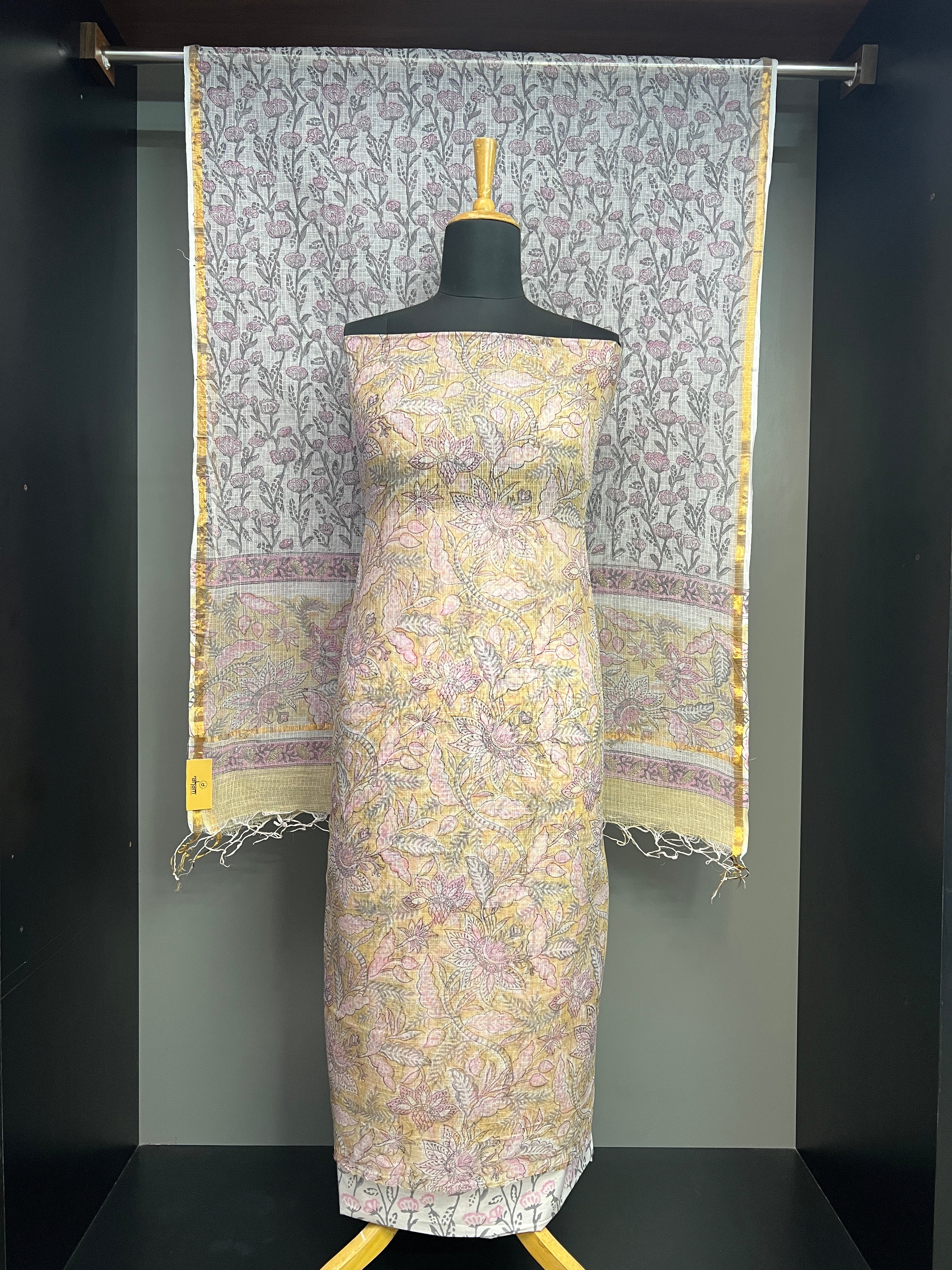 Floral Printed Kota Salwar Set | VFC577