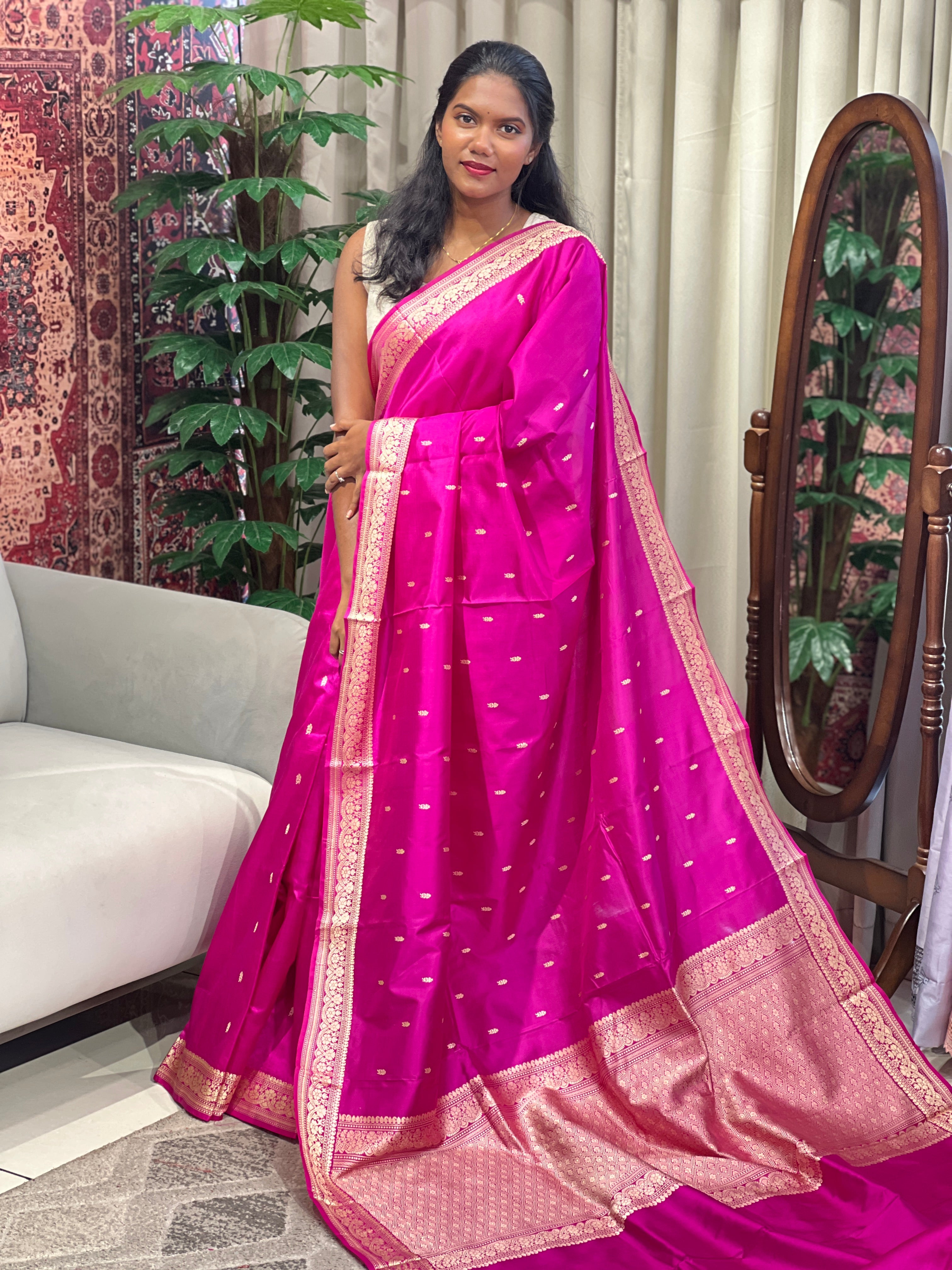 Banarasi Weaved Pure Tussar Saree | NO164