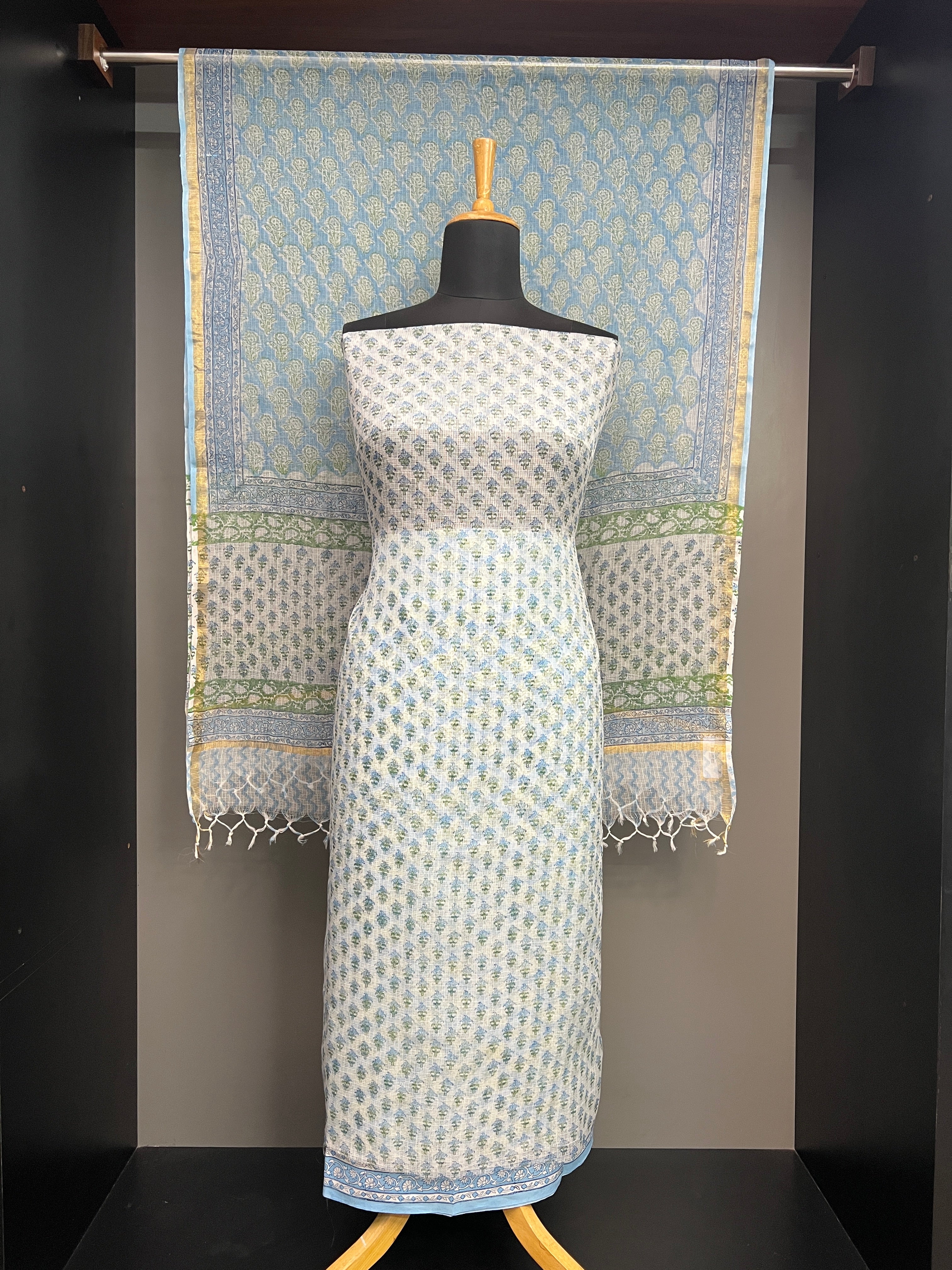 Floral Printed Kota Salwar Set | VFC570