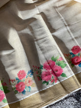 Floral Printed Tissue Saree | GAT302