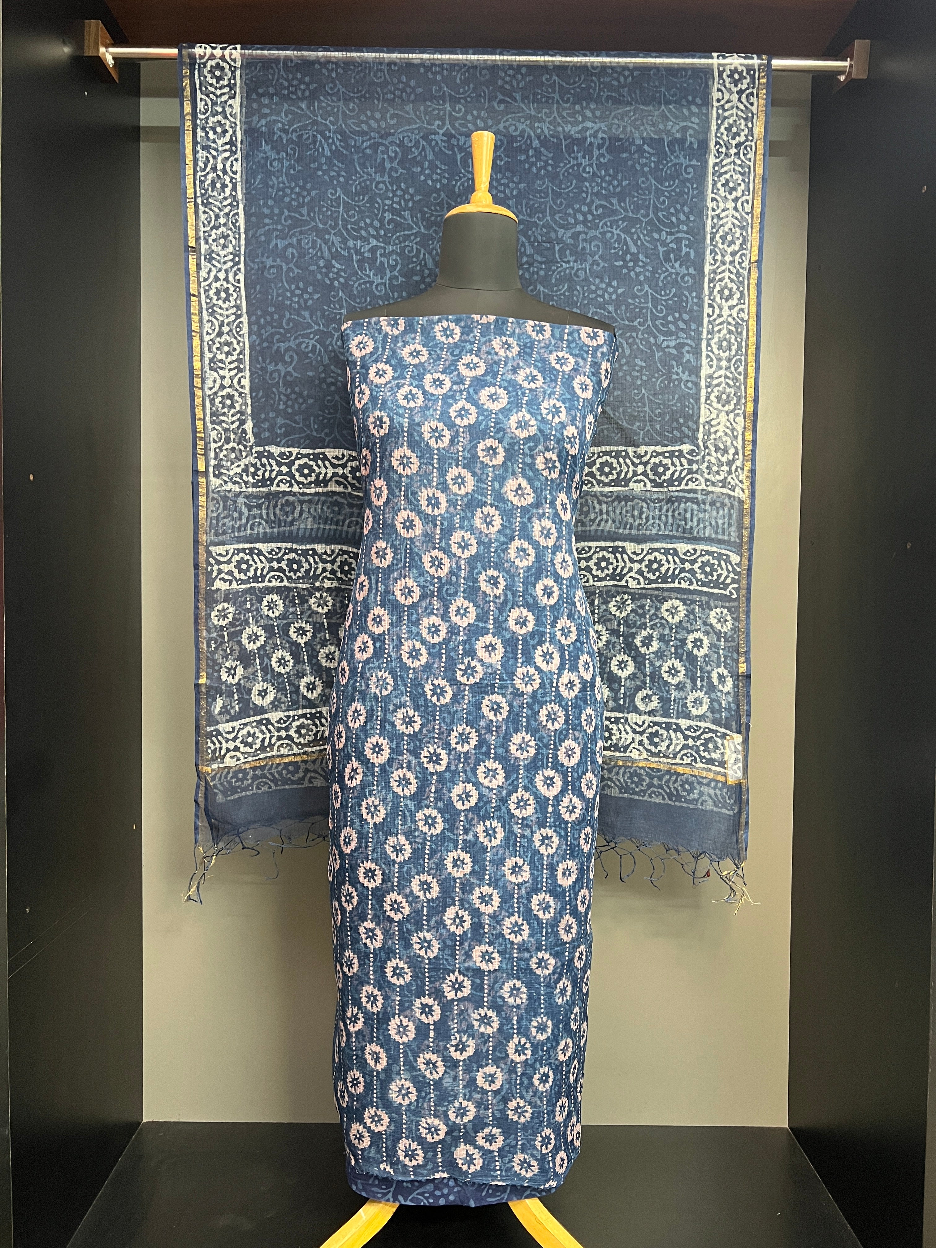 Hand Block Printed Salwar Set | VFC562