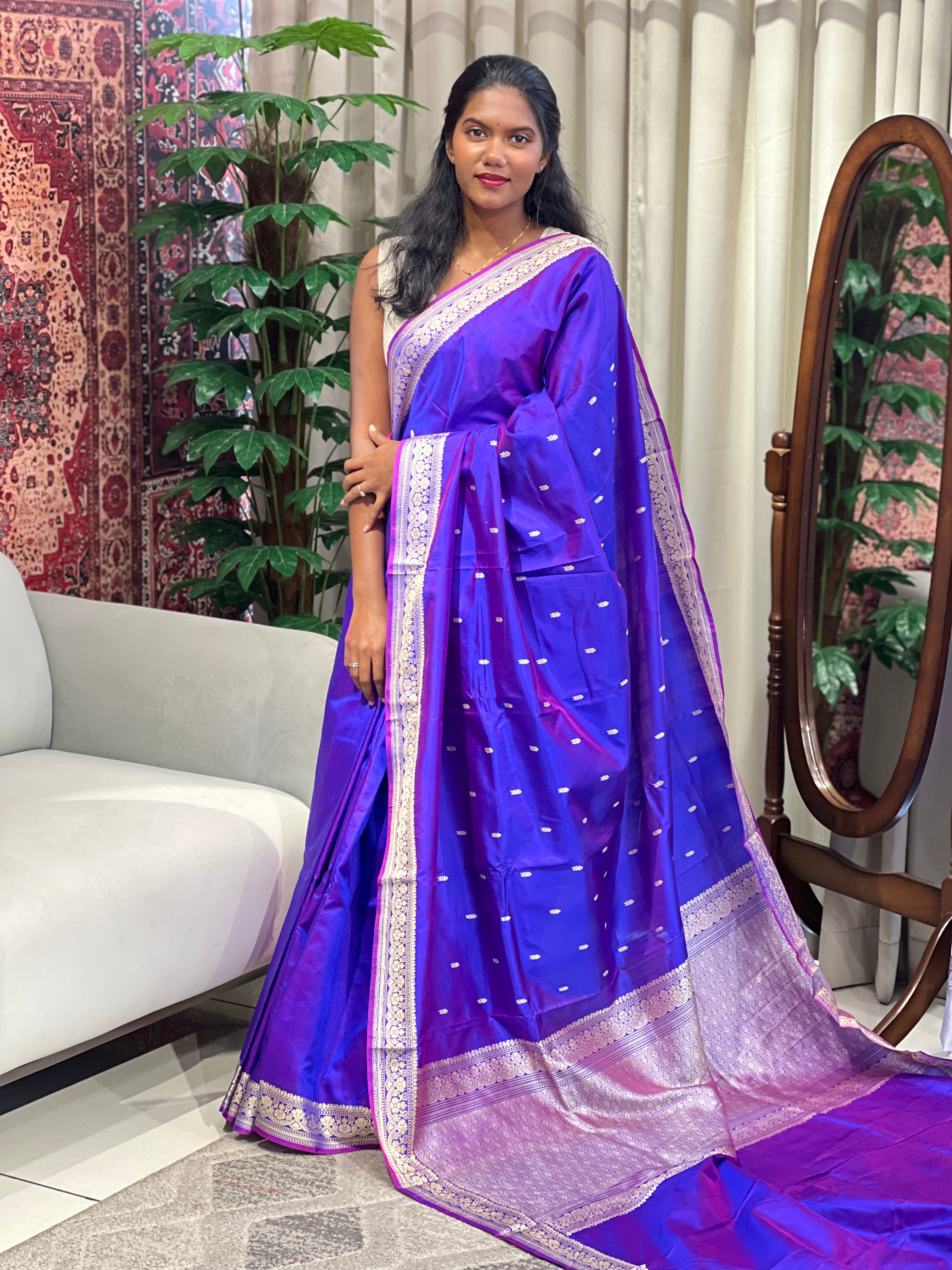 Banarasi Weaved Pure Tussar Saree | NO165