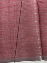 Basket Weaved With Zari Check Patterned Tussar Saree | ACT1394