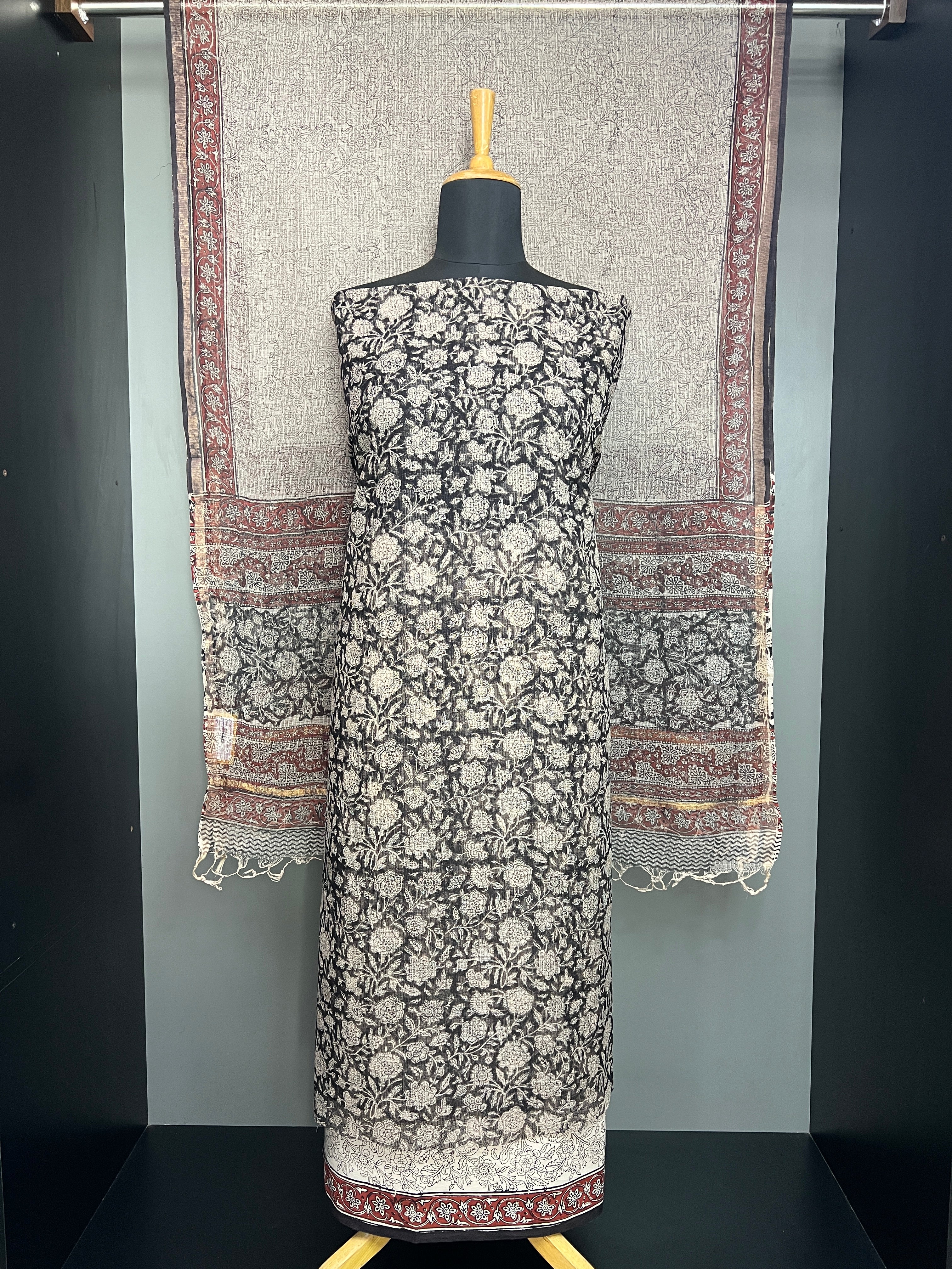 Floral Printed Kota Salwar Set | SRF110