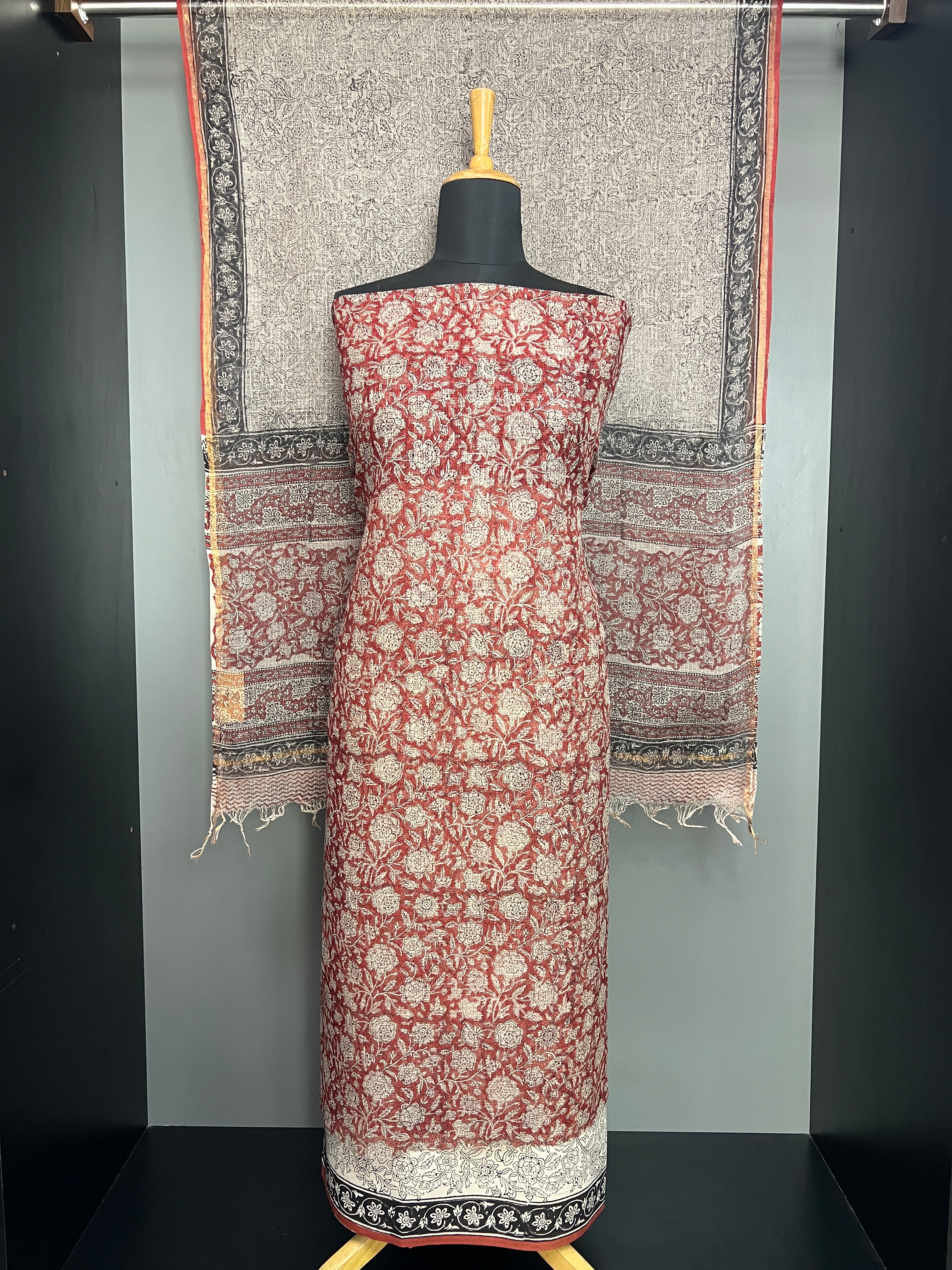 Floral Printed Kota Salwar Set | SRF111